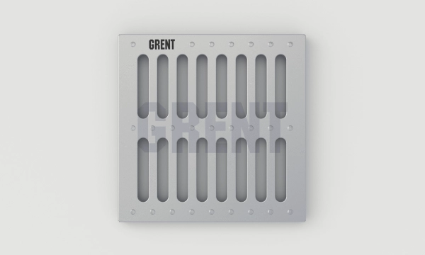 Штампованная решетка стальная GRENT PlasT 300х300 А15