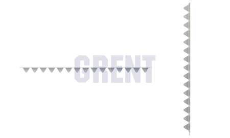 Бордюр стальной GRENT BR L-образный 1200*70, 1,5, оцинкованный