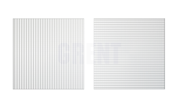 Прессованный настил из нержавеющей стали GRENT 33х11 1000х1000