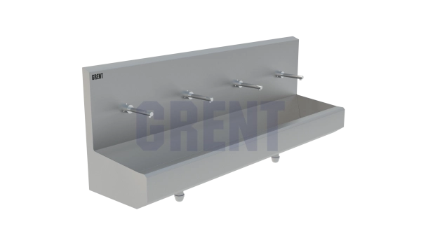 Умывальник 4-секционный подвесной GRENT-P-04