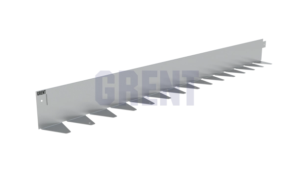 Бордюр стальной GRENT BR L-образный 1200*100, 1,5, нержавеющий