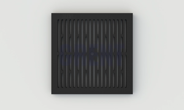 Решетка пластиковая GRENT PlasT 300х300 А15 черная