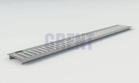 Решетка водоотводная штампованная стальная GRENT PlasT DN100 A15