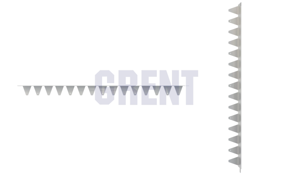 Бордюр стальной GRENT BR L-образный 1200*100, 1,5, нержавеющий