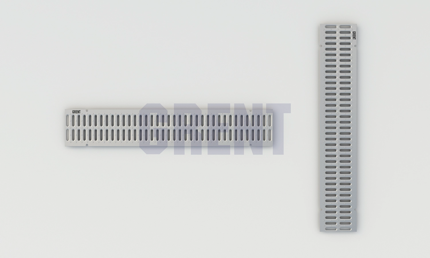 Решетка водоотводная штампованная стальная GRENT PlasT DN100 A15