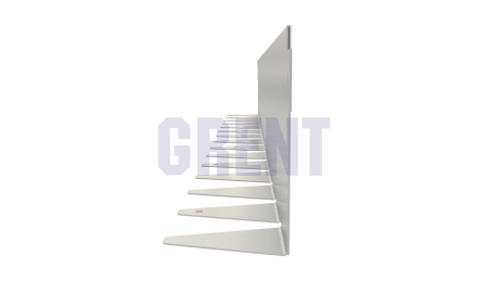 Бордюр стальной GRENT BR L-образный 1200*120, 1,5, нержавеющий