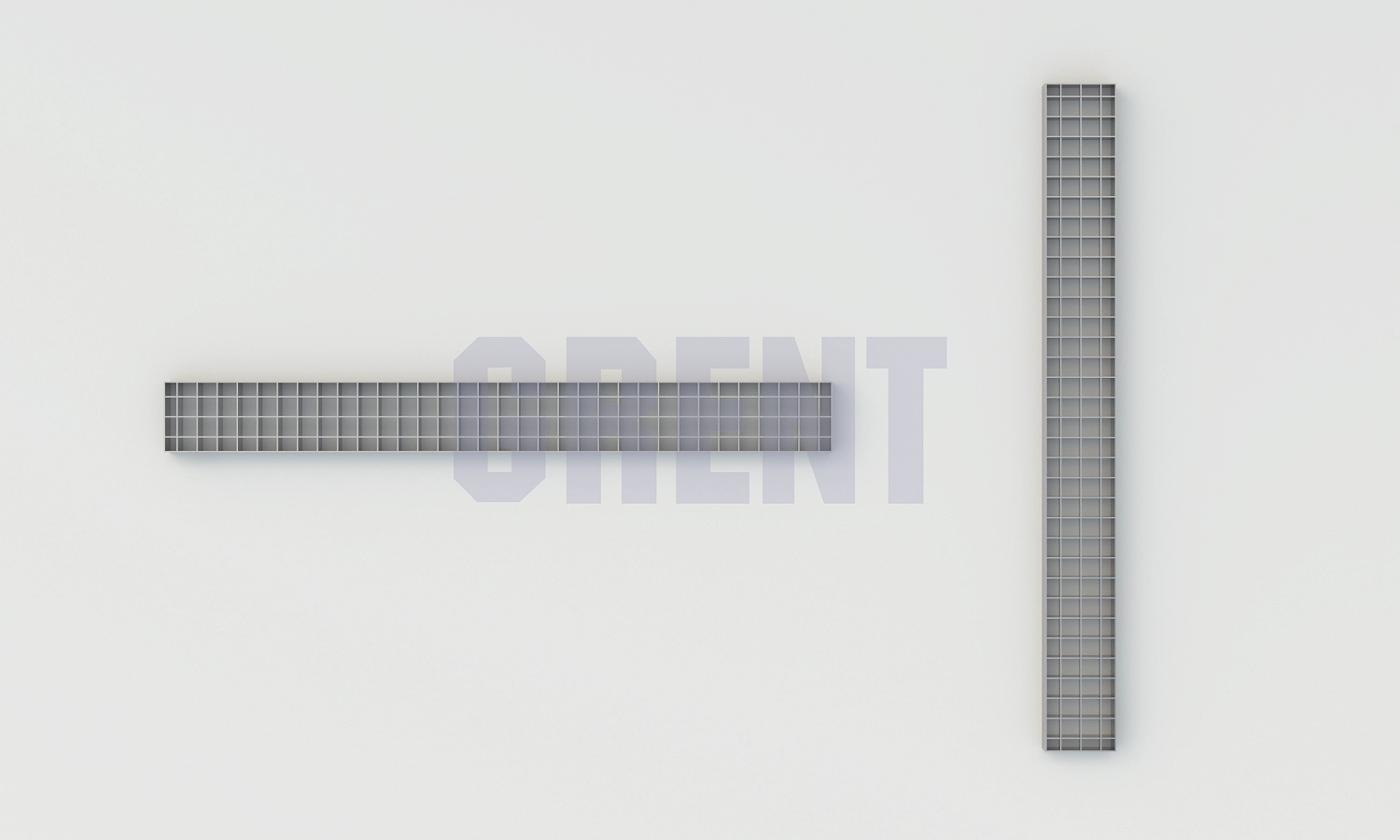 Решетка ячеистая из нержавеющей стали GRENT S 80