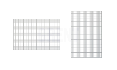 Прессованный настил из нержавеющей стали GRENT 33х11 390х590