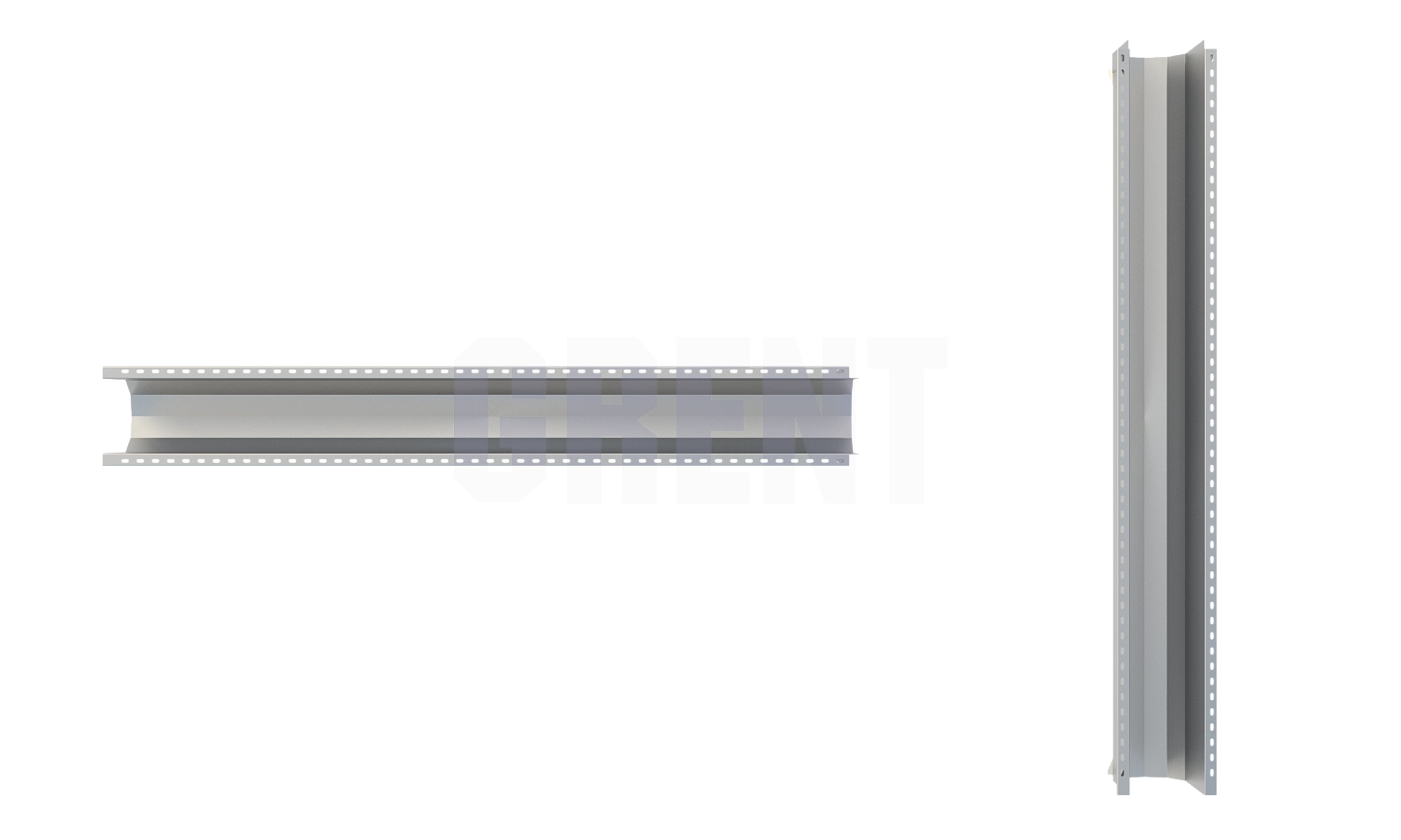 Лоток водоотводный мостовой GRENT MosT подвесной 300 рядовой