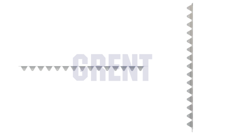 Бордюр стальной GRENT BR L-образный 1200*50, 1,5, нержавеющий