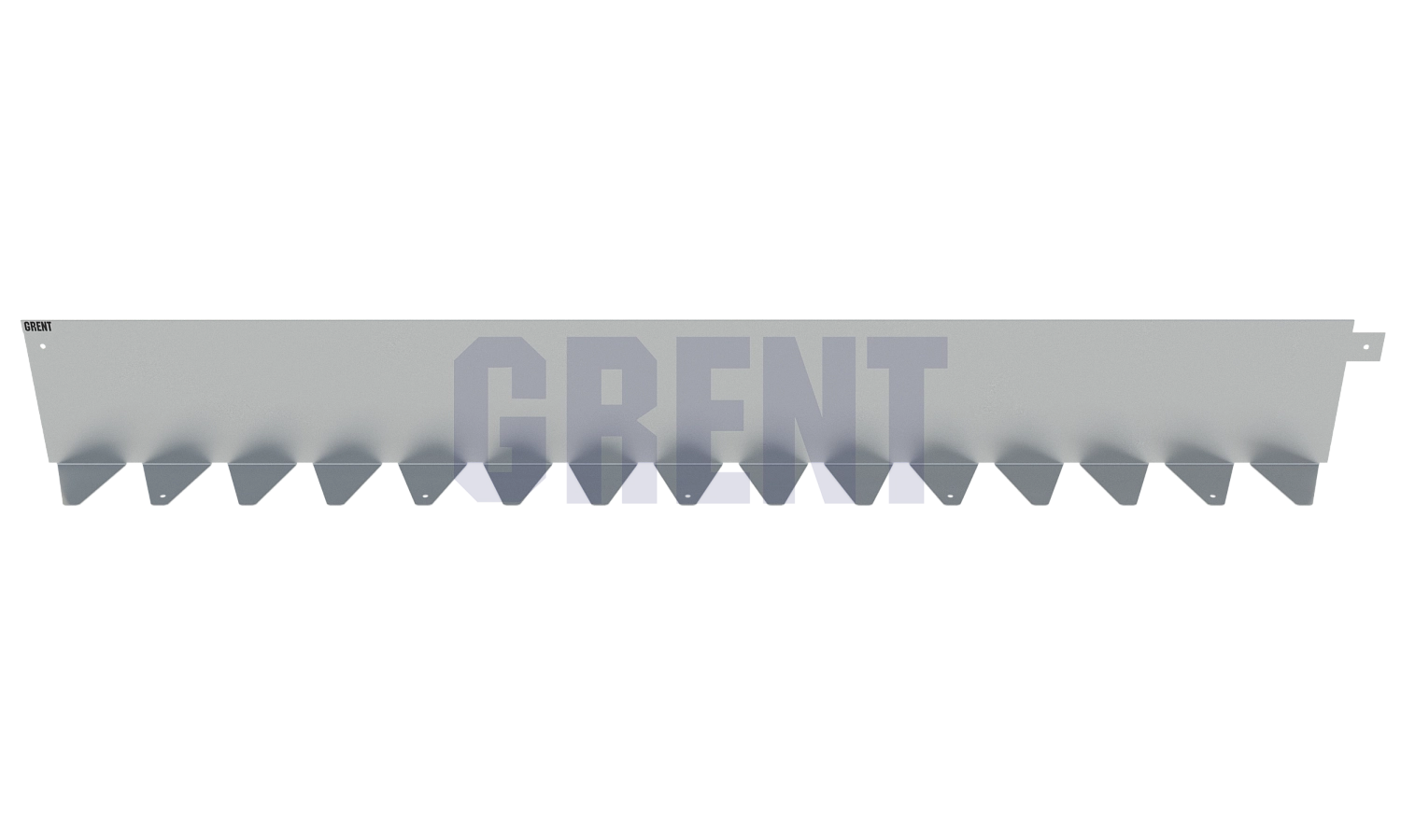 Бордюр стальной GRENT BR L-образный 1200*150, 1,5, нержавеющий