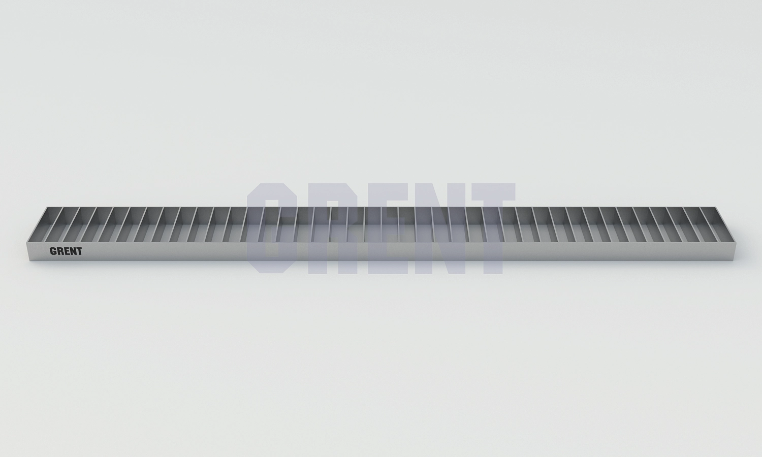 Решетка щелевая из нержавеющей стали GRENT S 100