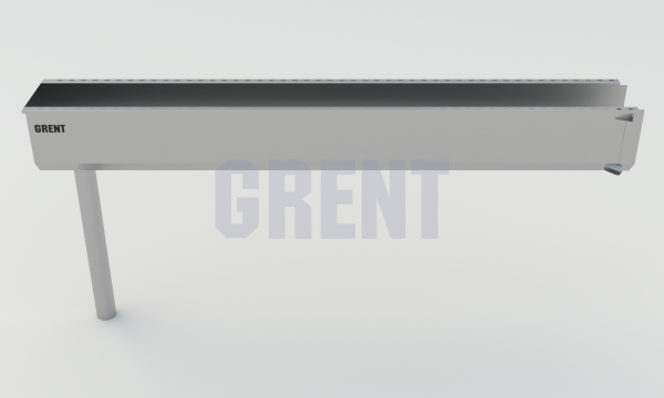 Лоток водоотводный мостовой GRENT MosT подвесной 200 выпускной торцевой