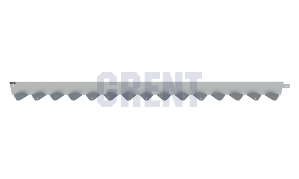 Бордюр стальной GRENT BR L-образный 1200*70, сталь 1.5 мм, оцинкованный