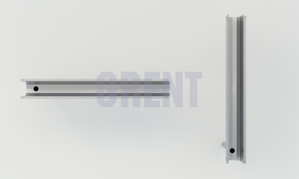 Лоток водоотводный мостовой GRENT MosT подвесной 200 выпускной