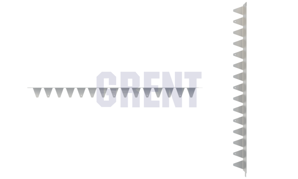 Бордюр стальной GRENT BR L-образный 2400*110, сталь 1.5 мм, нержавеющий