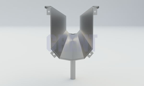 Лоток водоотводный мостовой GRENT MosT подвесной 200 выпускной