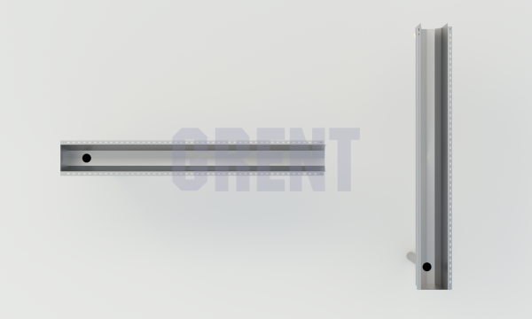 Лоток водоотводный мостовой GRENT MosT подвесной 200 выпускной торцевой