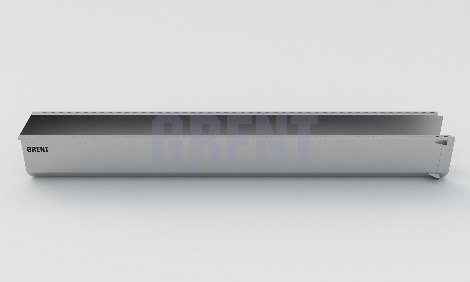 Лоток водоотводный мостовой GRENT MosT подвесной 200 торцевой