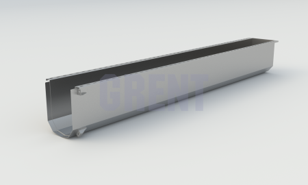 Лоток водоотводный мостовой GRENT MosT подвесной 200 торцевой