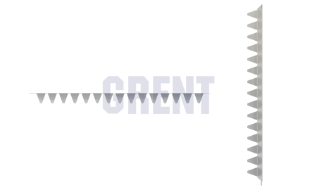 Бордюр стальной GRENT BR L-образный 1200*150, сталь 1.5 мм, оцинкованный
