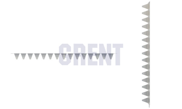 Бордюр стальной GRENT BR L-образный 2400*100, сталь 1.5 мм, нержавеющий