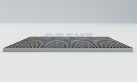 Прессованный настил из нержавеющей стали GRENT 33х11 1000х1000