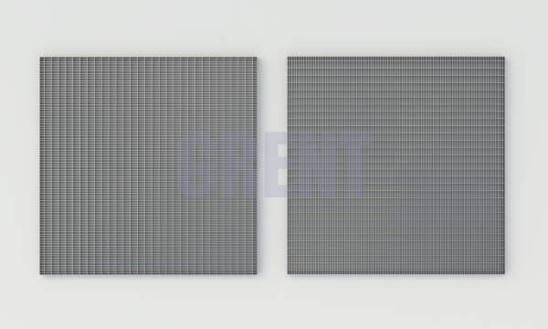 Прессованный настил из нержавеющей стали GRENT 33х11 1000х1000