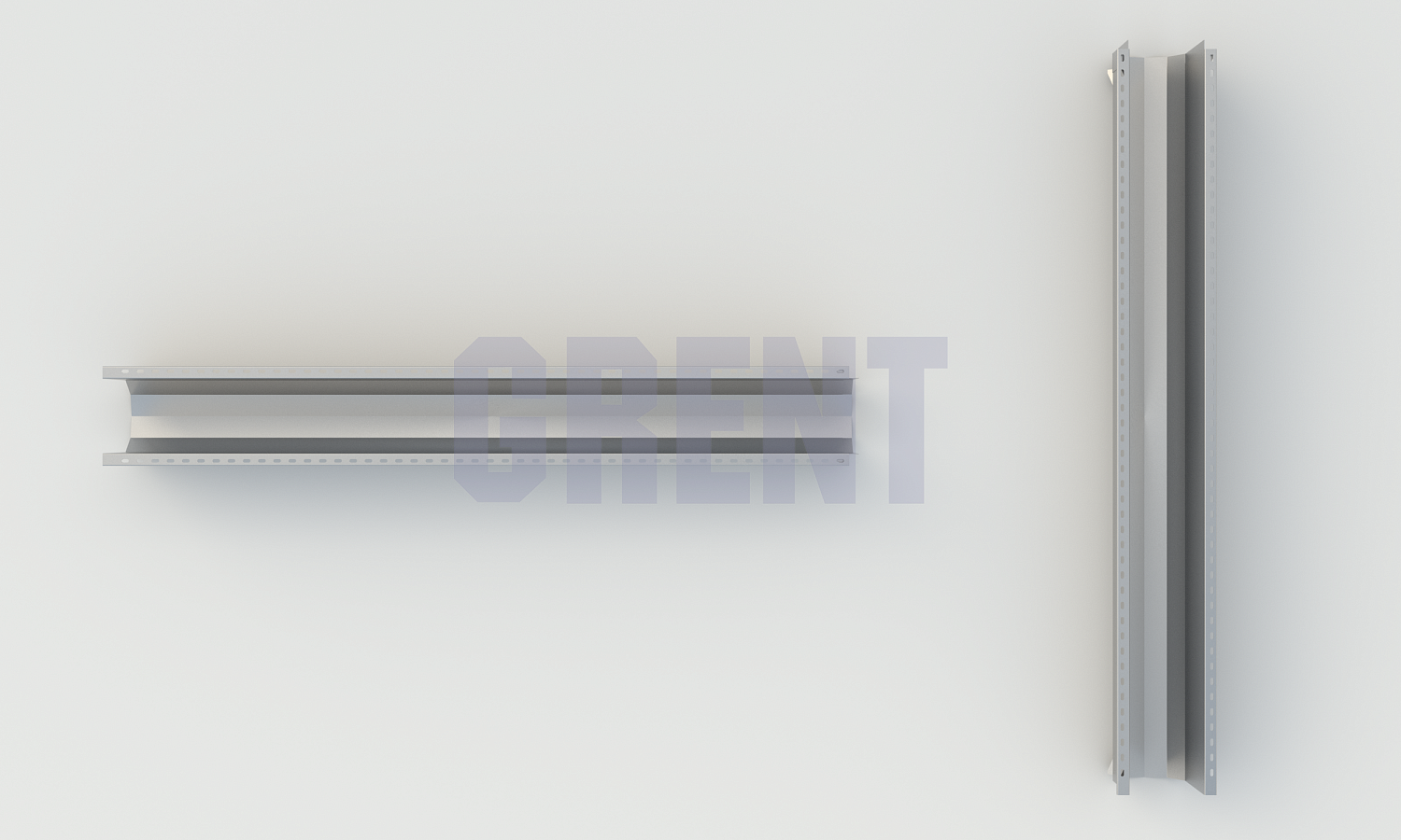 Лоток водоотводный мостовой GRENT MosT подвесной 200 рядовой