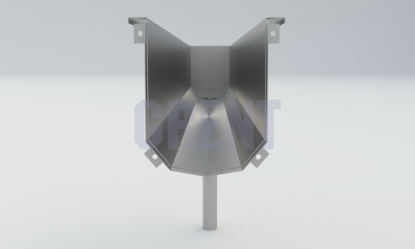 Лоток водоотводный мостовой GRENT MosT подвесной 200 выпускной торцевой