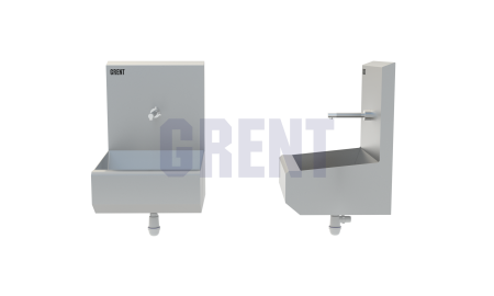 Умывальник 1-секционный подвесной GRENT-P-01