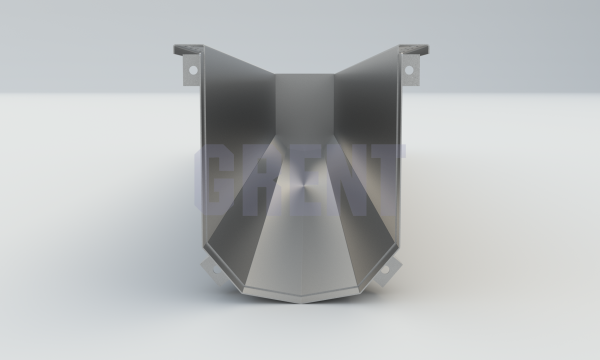 Лоток водоотводный мостовой GRENT MosT подвесной 200 торцевой