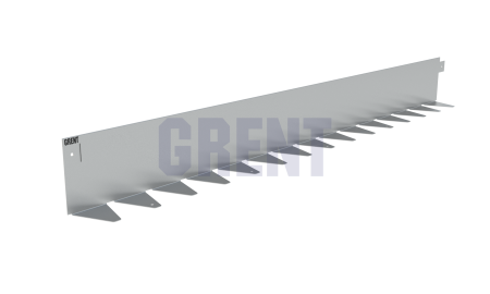 Бордюр стальной GRENT BR L-образный 1200*120, сталь 1.5 мм, оцинкованный